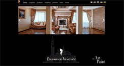 Desktop Screenshot of colorificioveneziano.com